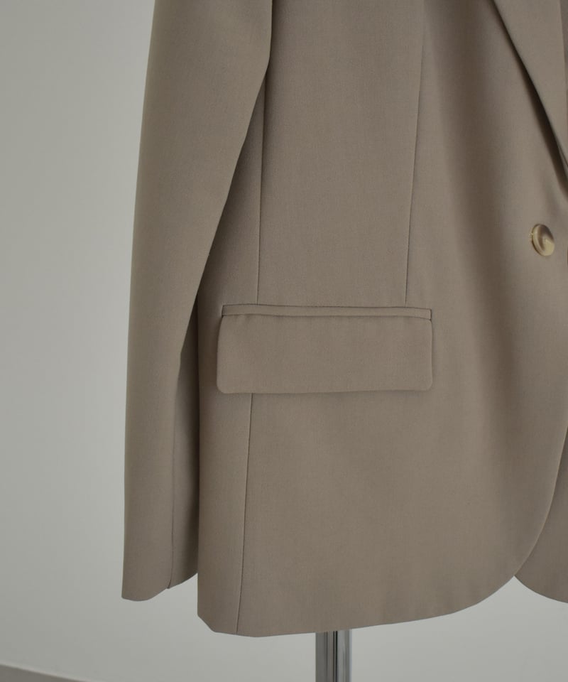 jacket-02028 オーバーサイズ テーラード ジャケット ベージュ | L a v