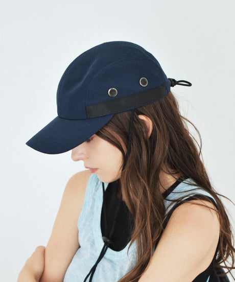 nh-cap-02069U　コード付き キャップ　ベージュ　カーキ　ネイビー