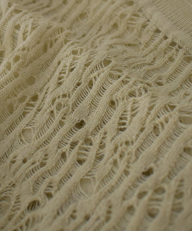nh-knit-02374 レース ニット トップス オフホワイト イエローベージュ