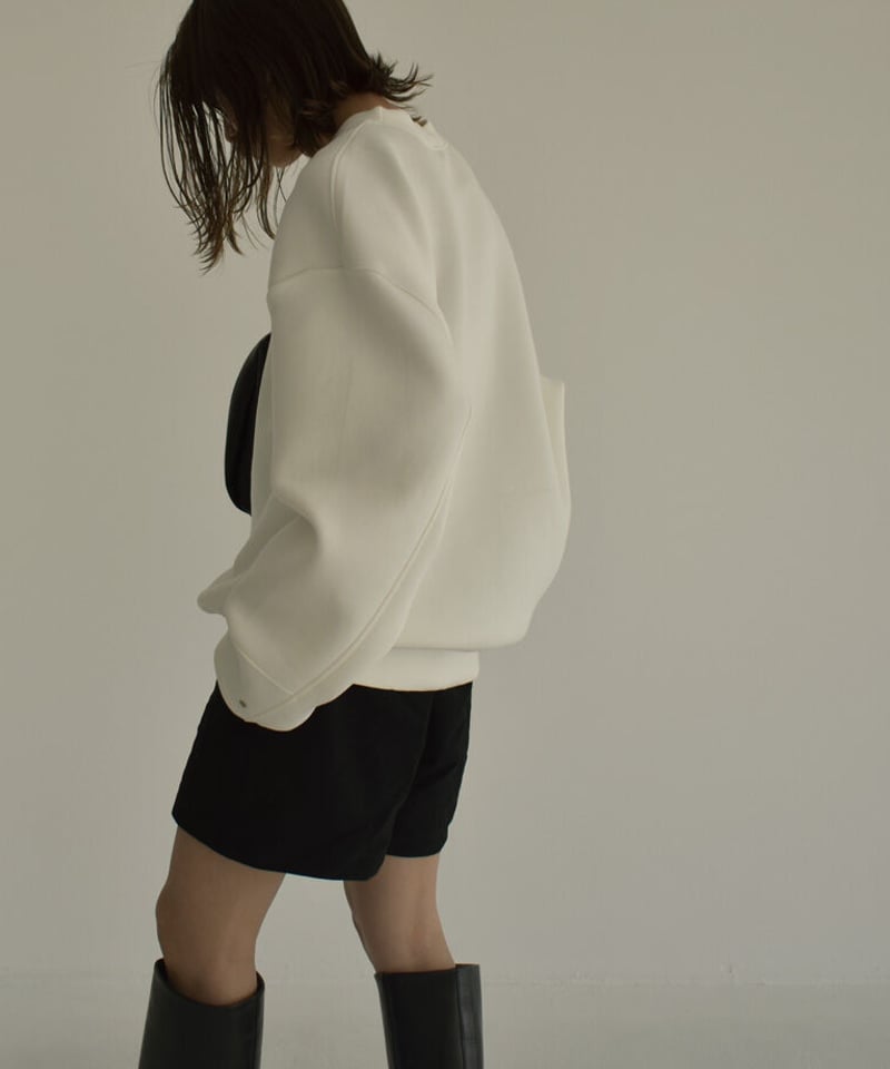 tops-02378 ダンボールニット オーバープルオーバー オフ tops-02378 ダンボールニット オーバープルオーバー オフ