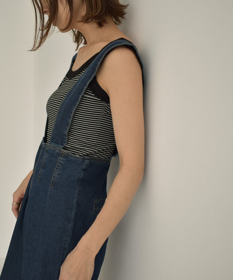 【新品】IENAイエナ　リブタンクトップ　ボーダー 新品】IENAイエナ リブタンクトップ ボーダー IENA ニット