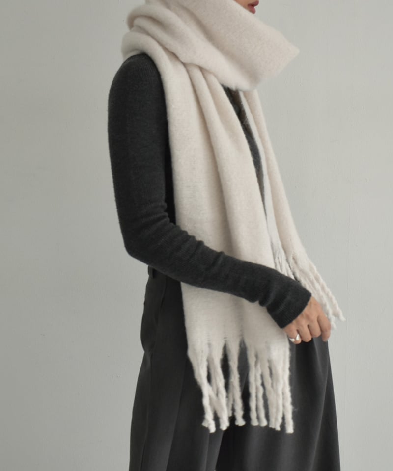 ENCHAR エンチャール ボアボリュームショールマフラー　フリースマフラー ENCHAR エンチャール ボアボリュームショールマフラー フリース