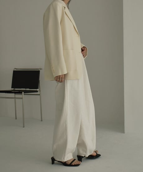 jacket-02012　テーラードジャケット　エクリュ