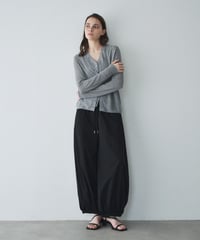 nh-knit-02380　リネン混 シアー ニット カーディガン　エクリュ　グレー　ネイビー