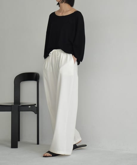 knit-02326　リネン混ハーフスリーブ メッシュニット　オフホワイト　エクリュ　グレー　ブラック