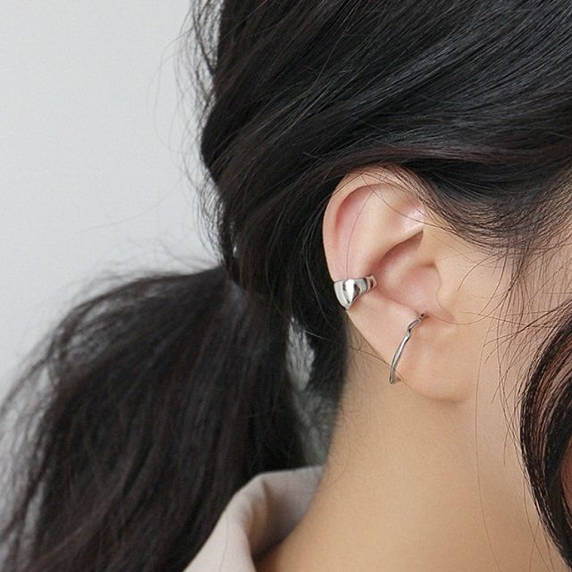 FABULOS SOUNDS wagamama 別注 ボタンイヤリング シルバー FABULOS