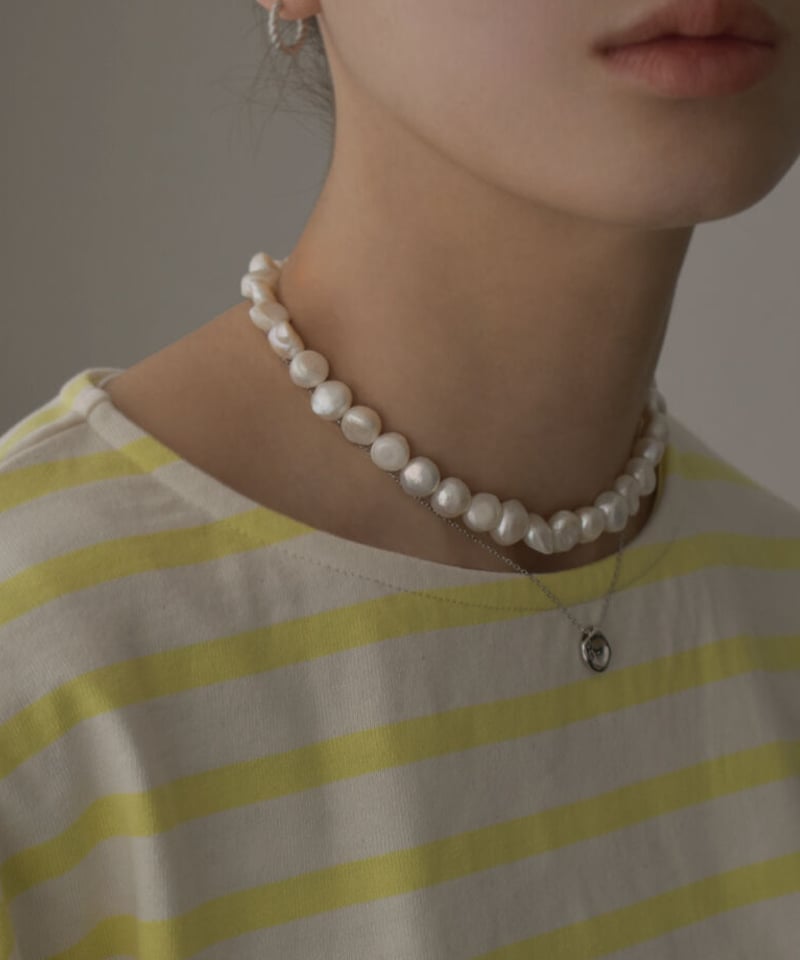 mb-necklace2-02048 日本製 36cm or 40cm バロック淡水パール ネ mb-necklace2-02048 日本製 36cm or 40cm バロック淡水パール ネ
