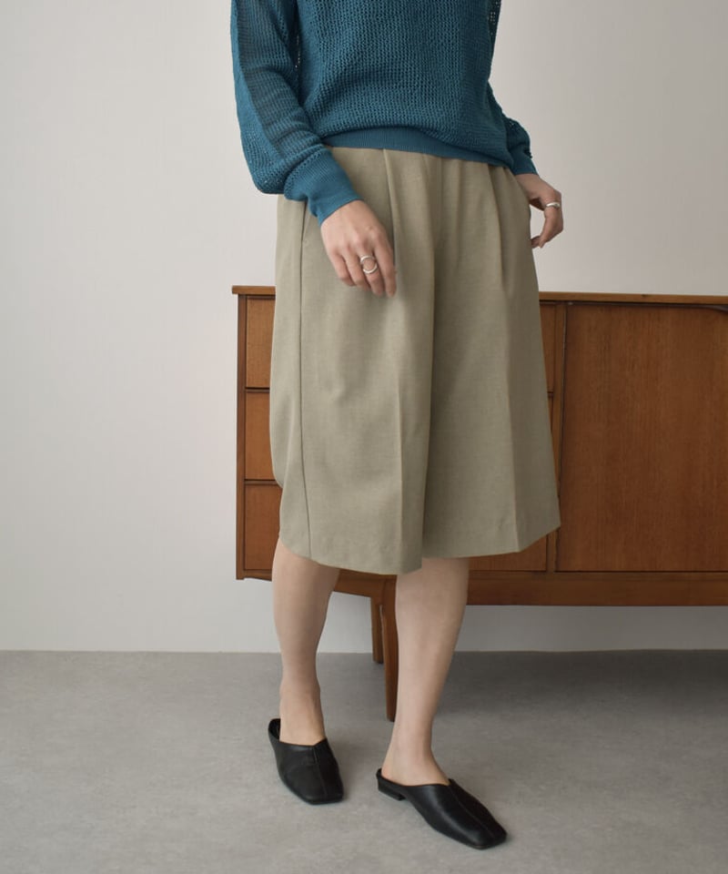 【美品】chaos　オールインワン　ショートパンツ　リネン　ブラック ディアザムラー ムーンロイド 別注 ショーツ ショートパンツ