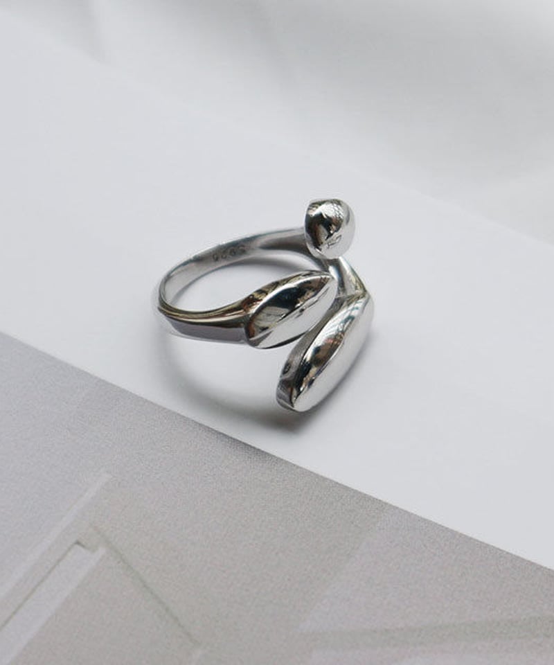 mb-ring2-02039 SV925 コンビネーションデザインリング シルバー