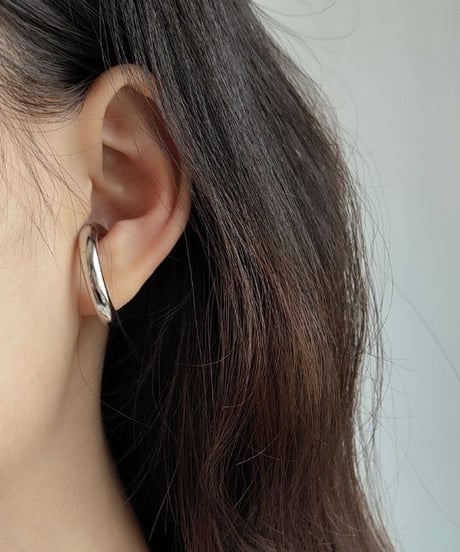 mb-earcuff-02009　SV925　ボリュームフープイヤーカフ　ゴールド　シルバー