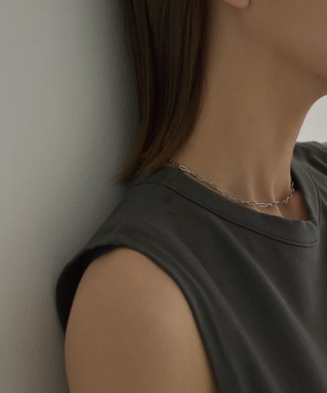 mb-necklace2-02072　ステンレス チョーカー ネックレス