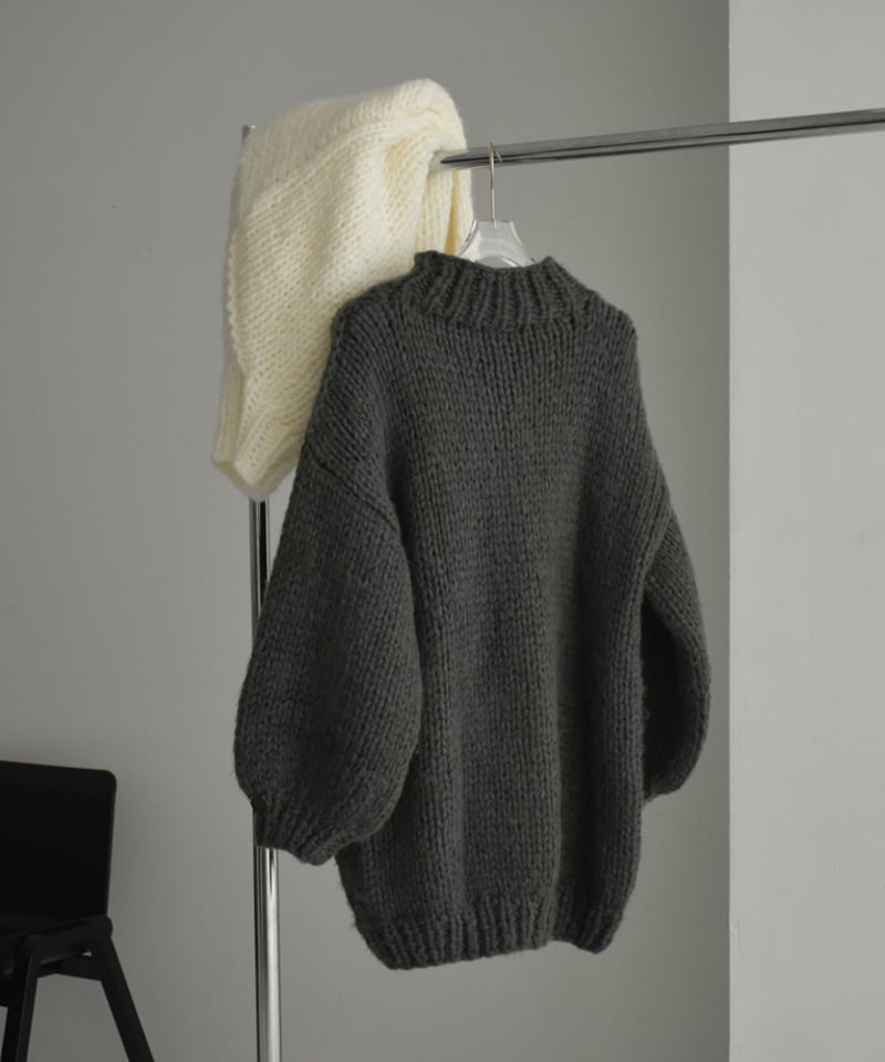 knit-02157 オーバーサイズボリューム ローゲージニット knit-02157 オーバーサイズボリューム ローゲージニット