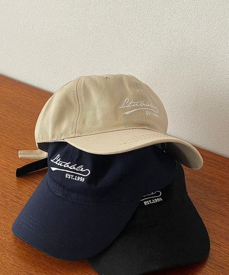 nh-cap-02046　stubble キャップ　グリーン　ブルー　ネイビー　ブラック　ライトベージュ