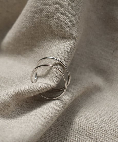 mb-earcuff-02007　SV925　２連イヤーカフ　シルバー925