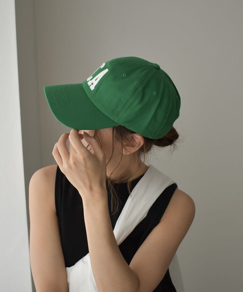 cap-02047 CAキャップ エクリュ グリーン ネイビー ブラック | L a v i