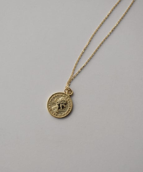mb-necklace2-02052　SV925　コインネックレス　シルバー925 ゴールド