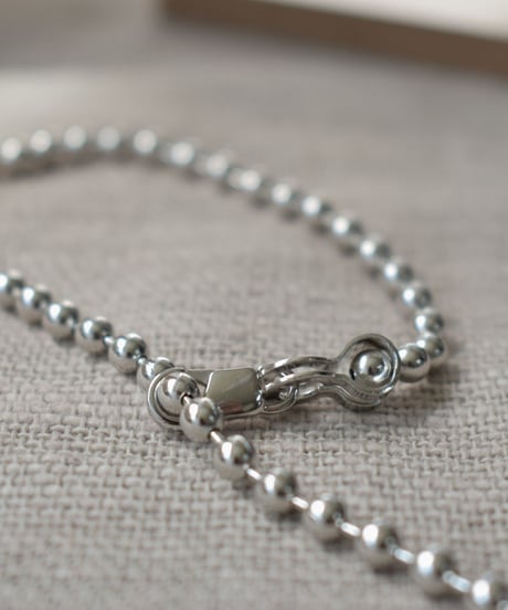 mb-necklace2-02034　日本製　ボールチェーン ネックレス　4mm玉　ロングタイプ　☆WA04