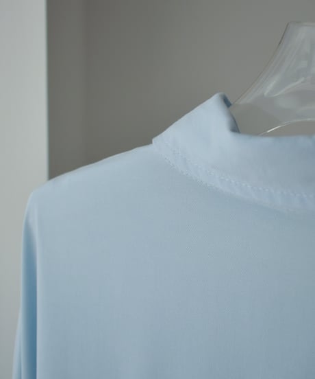 tops-02609　オーバーサイズ ルーズ シャツ　ホワイト　ブルー　ブラック