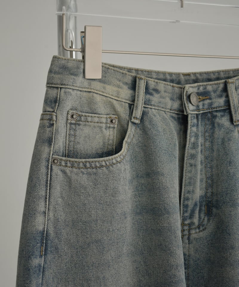 bottoms-02253 3way裾タック デニム パンツ | L a v i s h G bottoms-02253 3way裾タック デニム パンツ | L a v i s h G