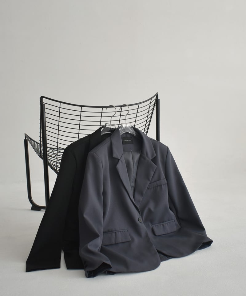 jacket-02020 オーバーサイズテーラードジャケット グレー | L a v i s