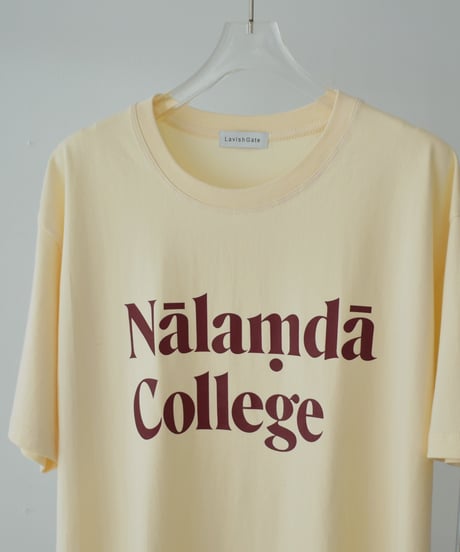 nh-tops-02614　 オーバーサイズ カラーロゴ Tシャツ　ホワイト　グレー　クリーム
