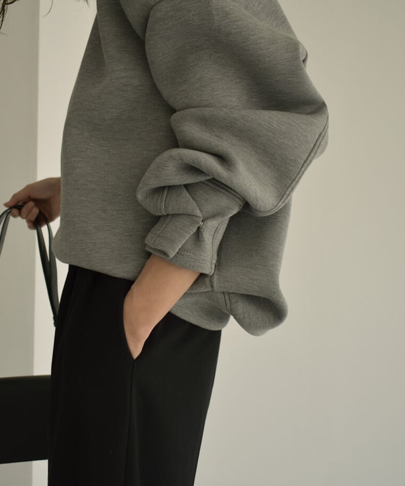 tops-02378 ダンボールニット オーバープルオーバー オフ