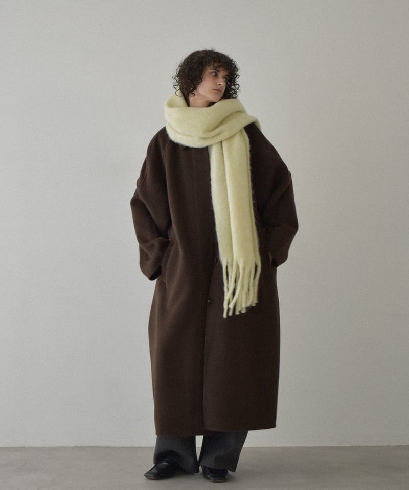 バーバリーブラックレーベル カシミヤ混 ウール ロング コート 中古・古着通販】BURBERRY BLACK LABEL (バーバリーブラックレーベル