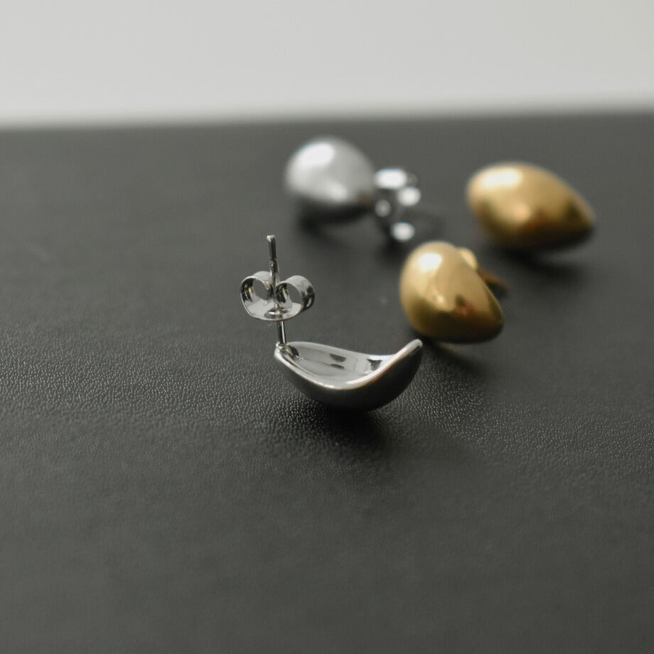 聖母ピアス   ② mb-pierce2-02446 ステンレス ドロップピアス シルバー ゴールド | L a