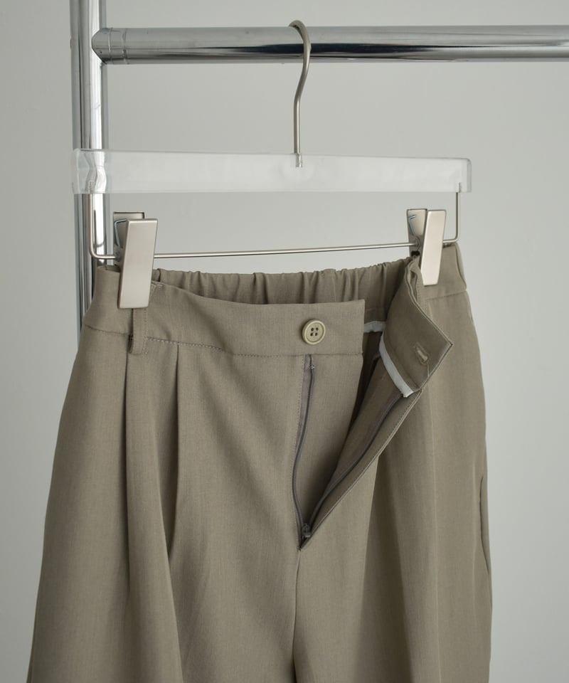 setup-02008 テーラードジャケット セットアップ カーキベージュ | L