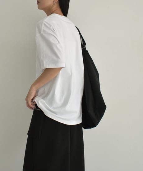 nh-tops-02505　オーバーサイズ フォトTシャツ　ホワイト　クリーム　ブラック