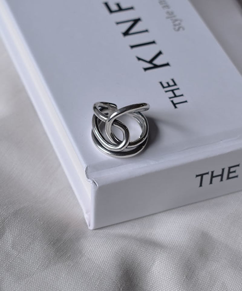 mb-ring2-02113 SV925 ボリュームクロスラインリング シルバー925 |