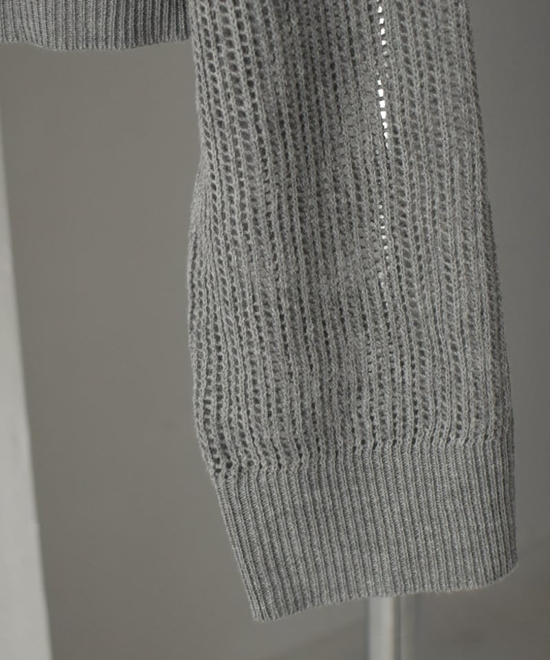 knit-02320 キャミソール付き コンパクト メッシュ カーディガン
