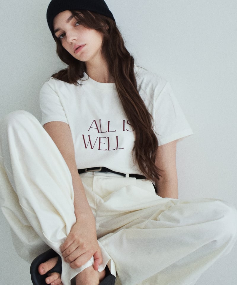 nh-tops-02613 コンパクト ロゴ Tシャツ ホワイト 杢グレー ネイビー
