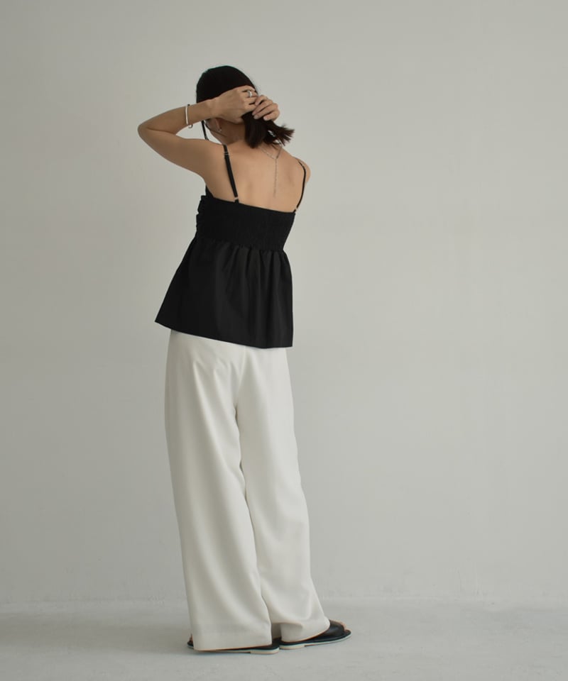 STUDIO ENUL】 bottoms-14001 2タックハイウエストパンツ STUDIO ENUL】 bottoms-14001 2タックハイウエストパンツ