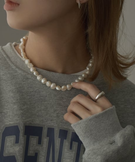 mb-necklace2-02048　日本製　36cm or 40cm　バロック淡水パール ネックレス　☆WA04