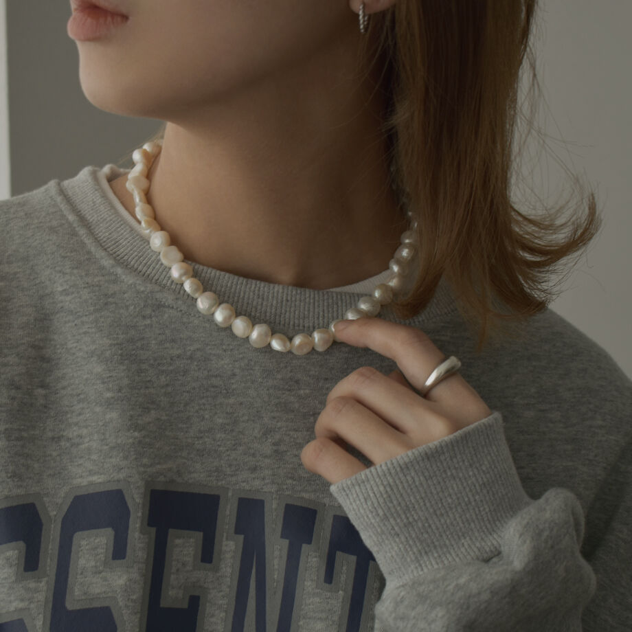 mb-necklace2-02048 日本製 36cm or 40cm バロック淡水パール ネ