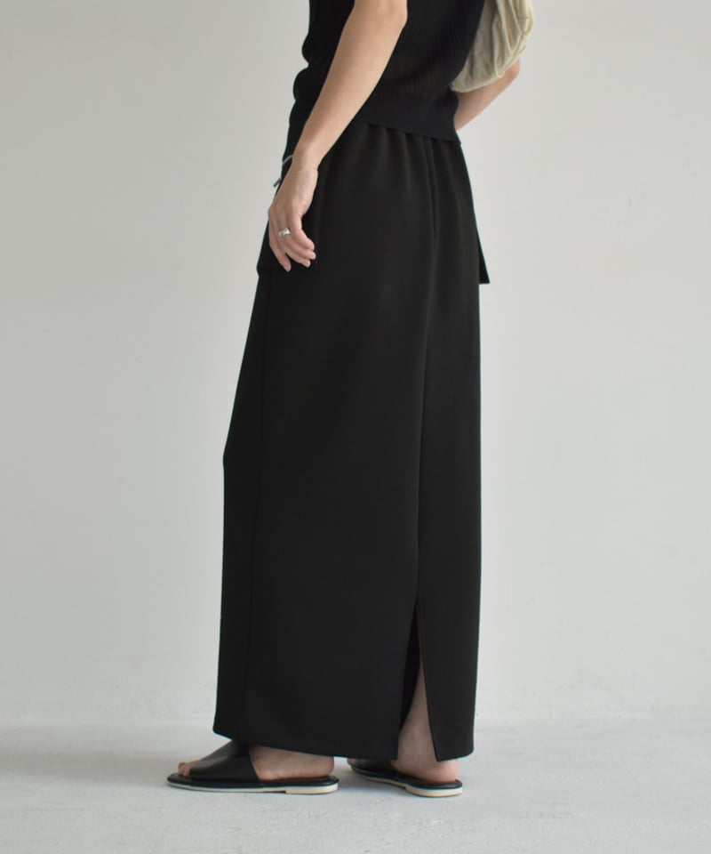 bottoms-12012 ジップポケット ダンボール タイト スカート bottoms-12012 ジップポケット ダンボール タイト スカート