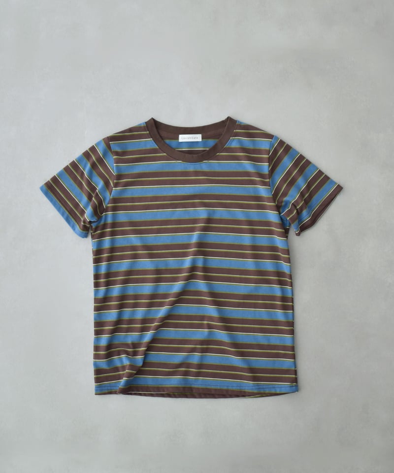 7月下旬～8月上旬入荷分 予約販売 nh-tops-02615 マルチボーダー T