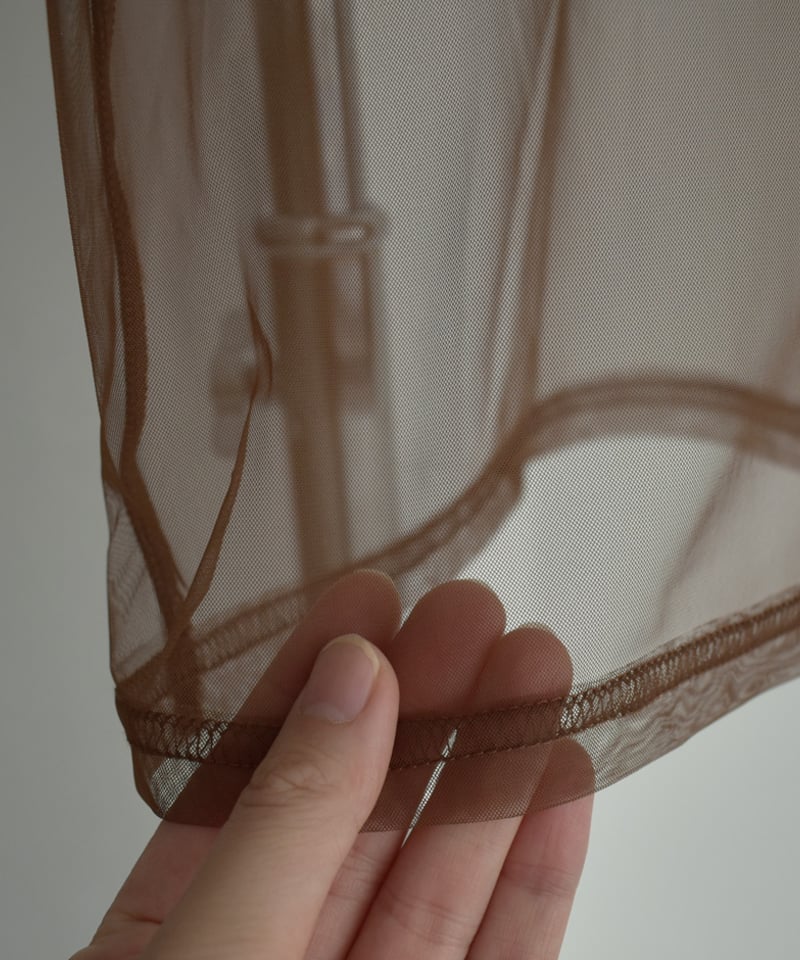 nh-tops-02502 センターシーム シアータンクトップ ホワイト