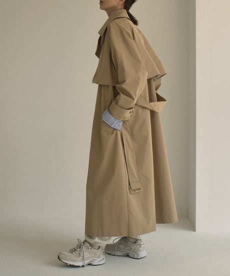 coat-13006　撥水 トレンチコート　ベージュ