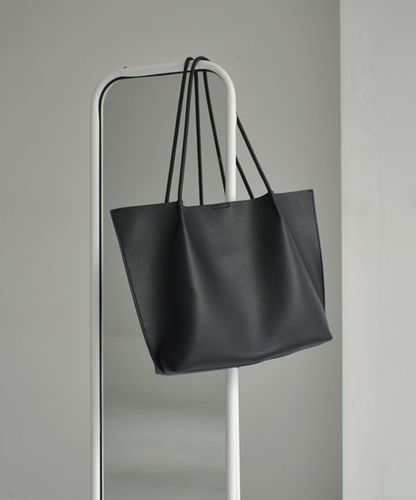 bag2-02652　トート バッグ ポーチ付き　エクリュ　モカ　ブラック
