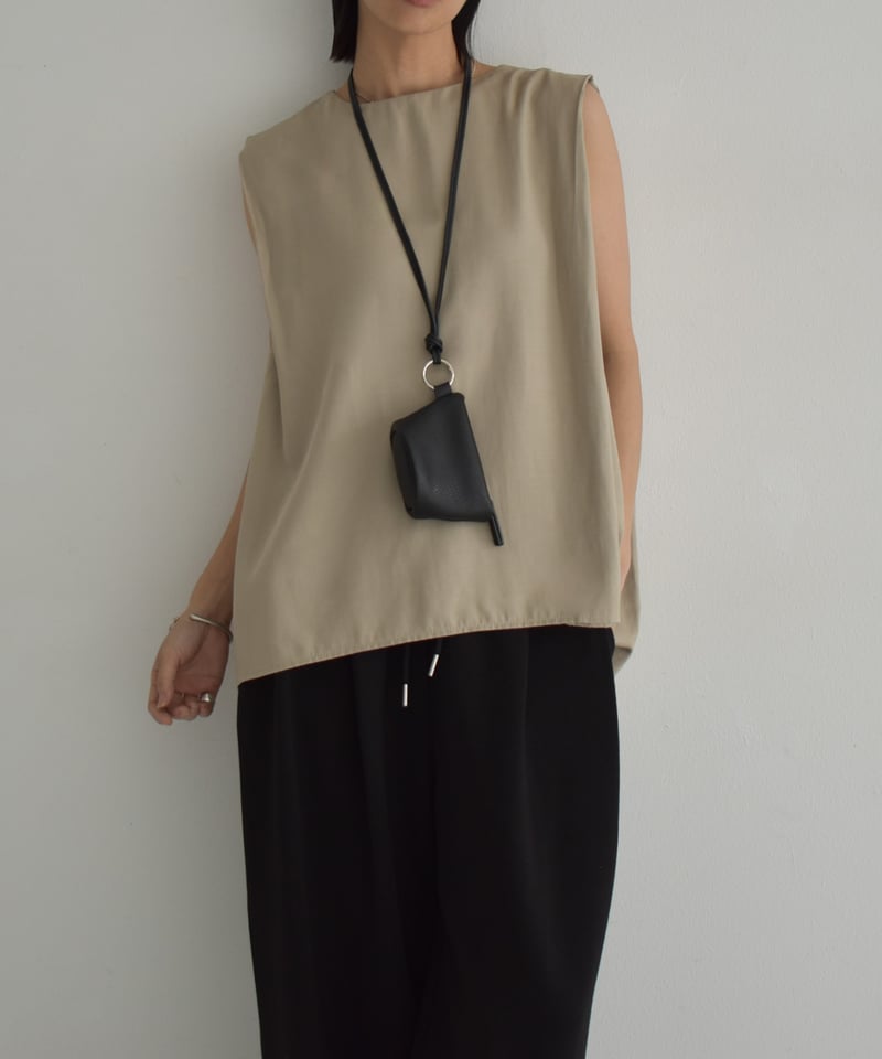 新品 ænrmòus nature box top ノースリーブ トップス tops-12013 ショルダータック ノースリーブ トップス 《セットアップ