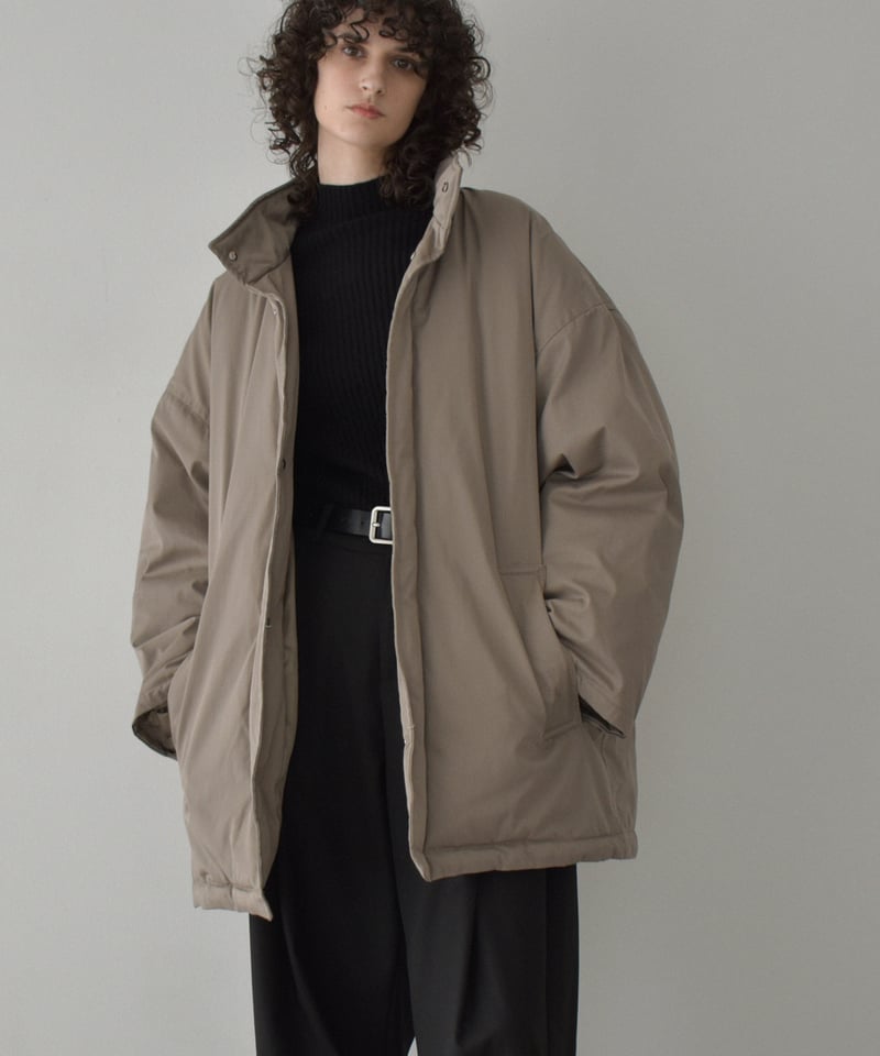 coat-02096 スタンドカラー ボリューム ダウン コート | L a v i s h
