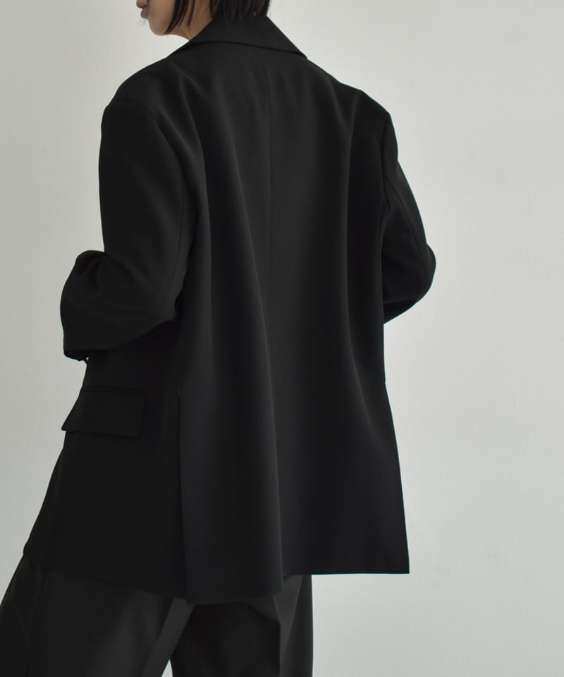 jacket-02019 オーバーサイズジャケット モカ ブラック | L