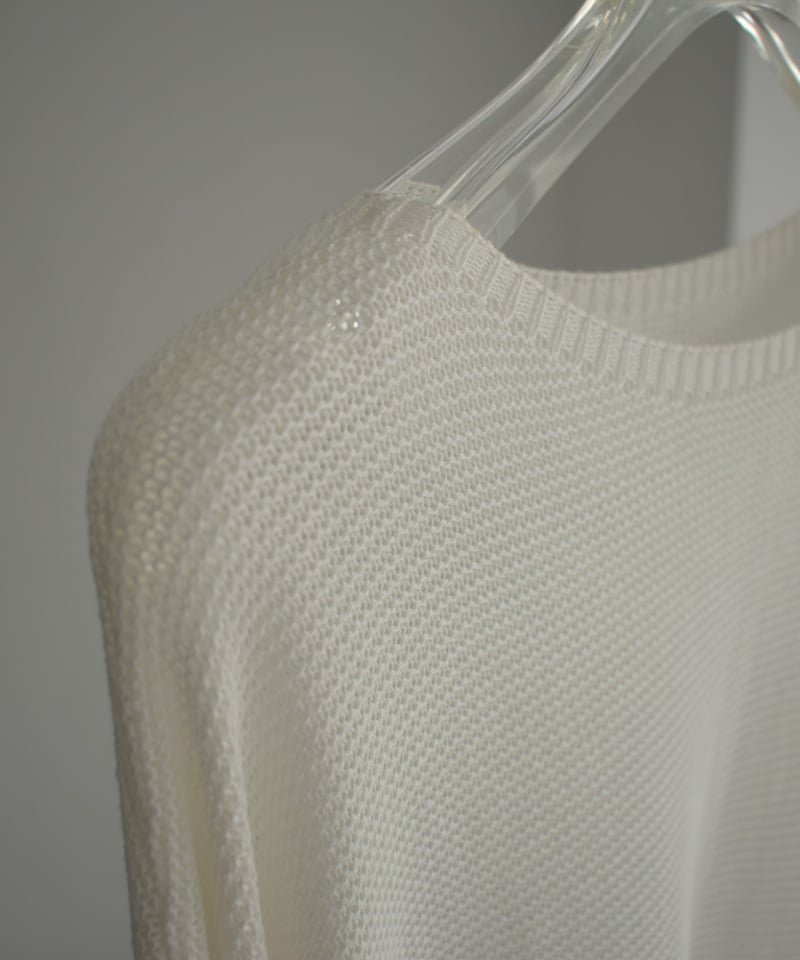 jaded london lose mesh Knit メッシュニット ホワイト Jaded London loose knit jumper in white