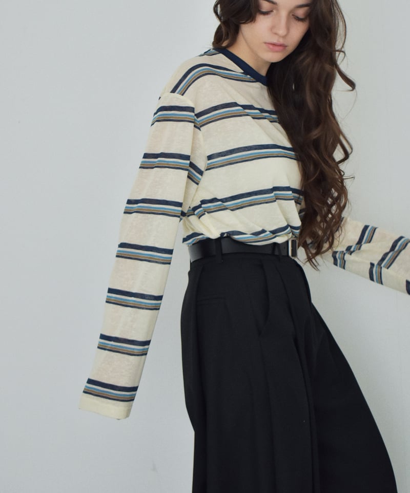 エクリュのみ 5月下旬～6月上旬入荷分 予約販売 nh-tops-02598 シアー