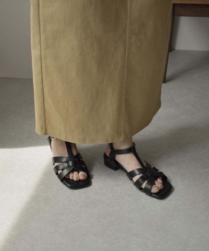 shoes-02154 ストラップ グルカサンダル エクリュ ブラウン shoes-02154 ストラップ グルカサンダル エクリュ ブラウン
