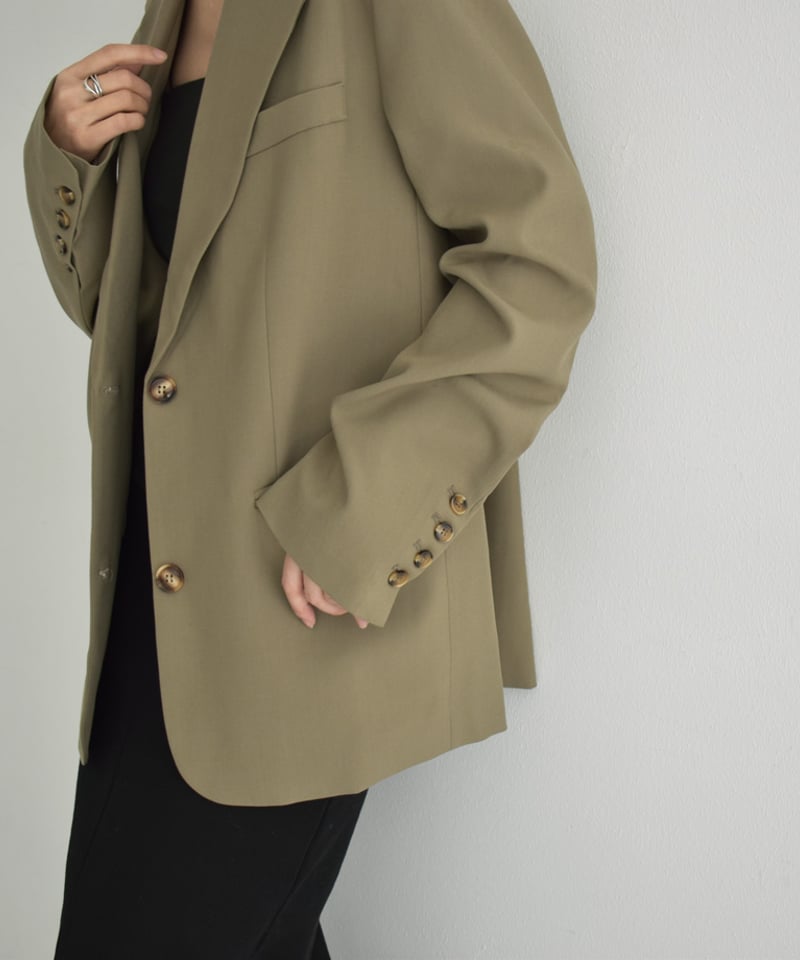 軽くてモフモフ♡オーバーサイズシャツジャケット jacket-02019 オーバーサイズジャケット モカ ブラック | L