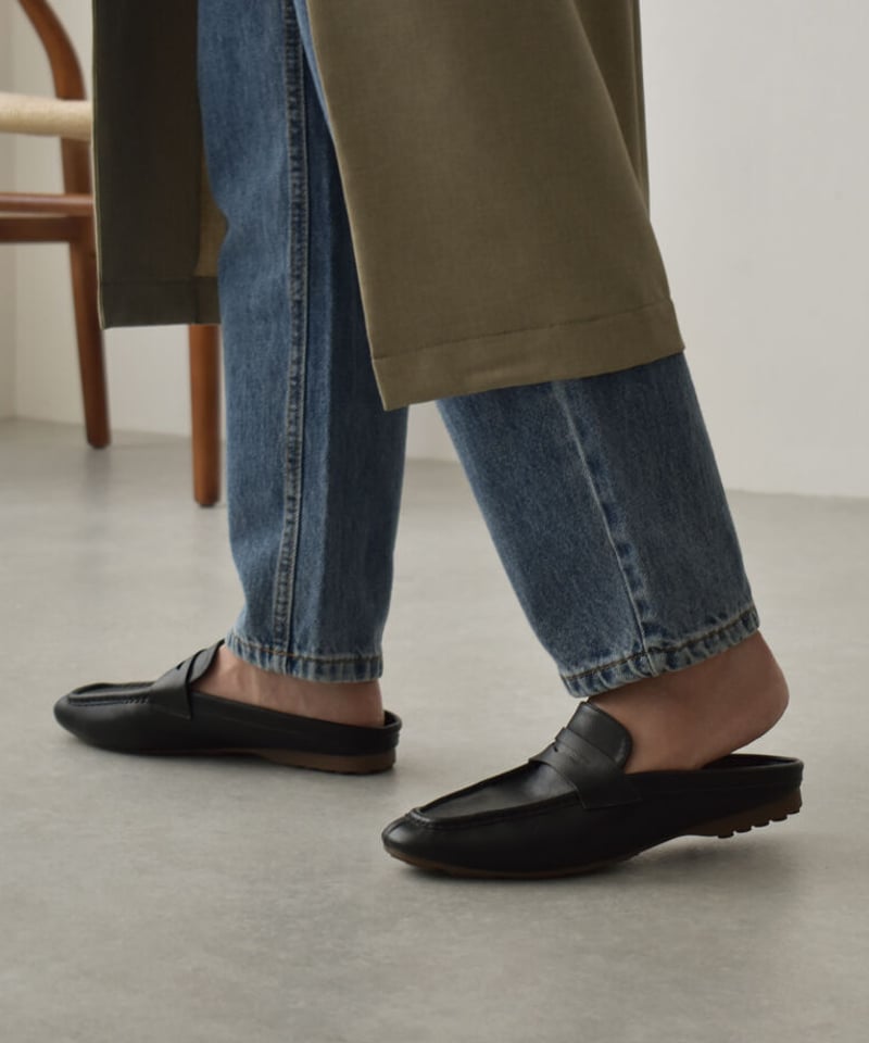 shoes-02150 クッション仕様 ローファーサンダル エクリュ shoes-02150 クッション仕様 ローファーサンダル エクリュ