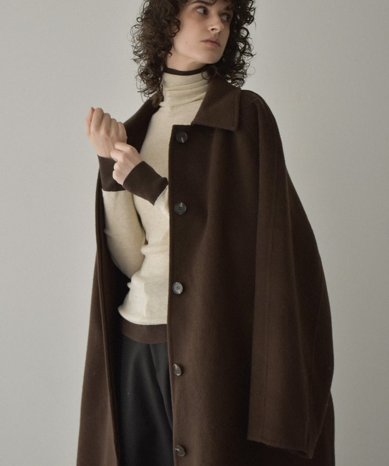 イチアンティークス　ブラウン　チャコール　ニット nh-knit-02366 バイカラー タートル ニット ベージュ ブラウン